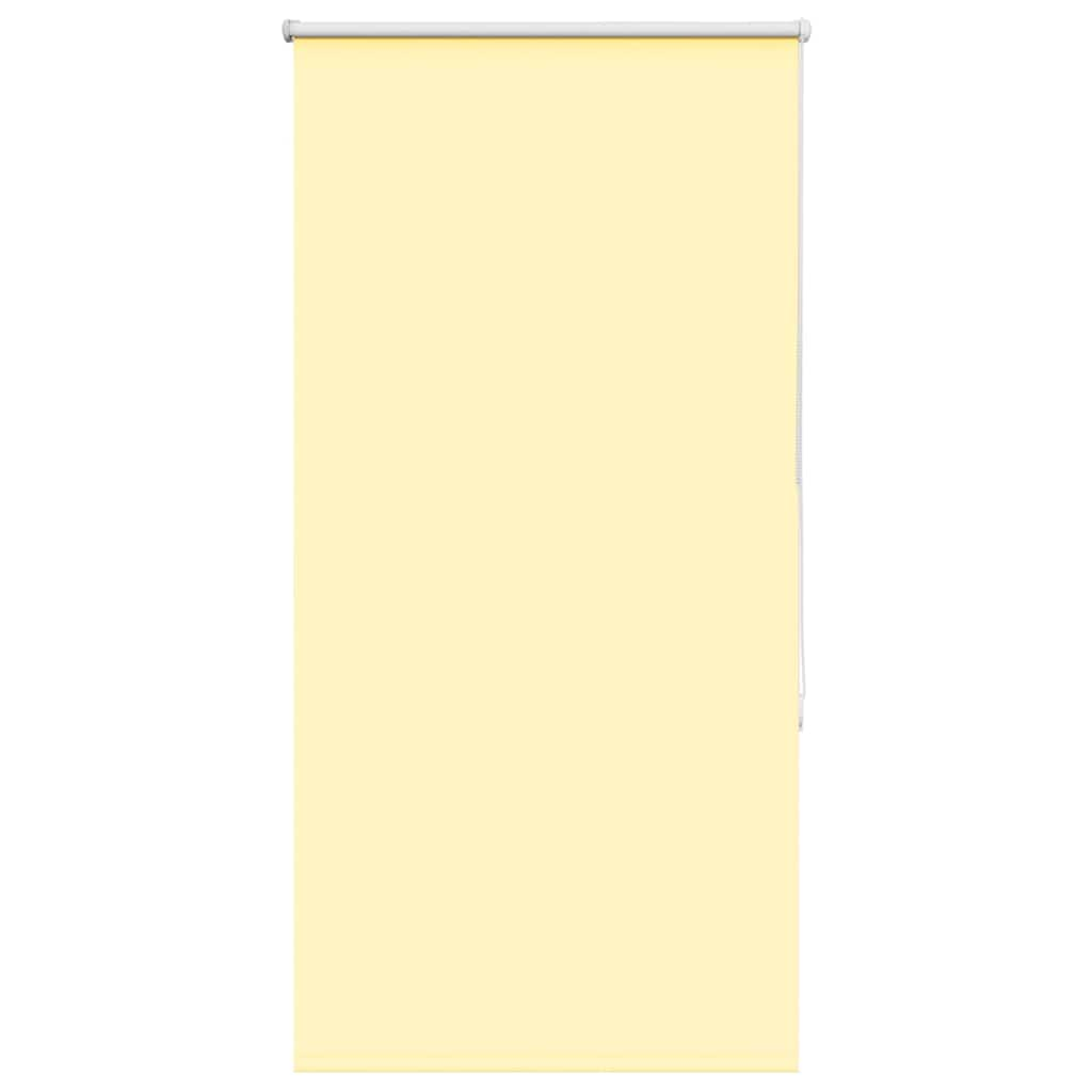 vidaXL Roller Blind Blackout Yellow 70x150 cm Fabric Width 65.7 cm Polyester