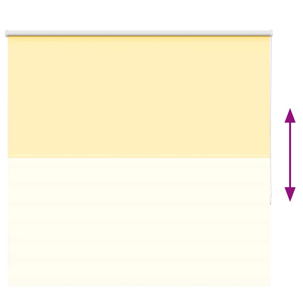 Roller Blind Blackout Yellow 145x175 cm Fabric Width 141.6 cm Polyester