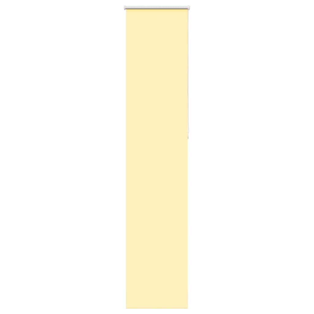 Roller Blind Blackout Yellow 50x210 cm Fabric Width 45.7 cm Polyester