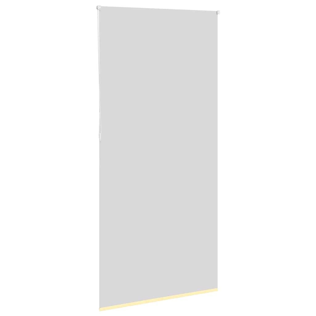 Roller Blind Blackout Yellow 115x210 cm Fabric Width 110.7 cm Polyester