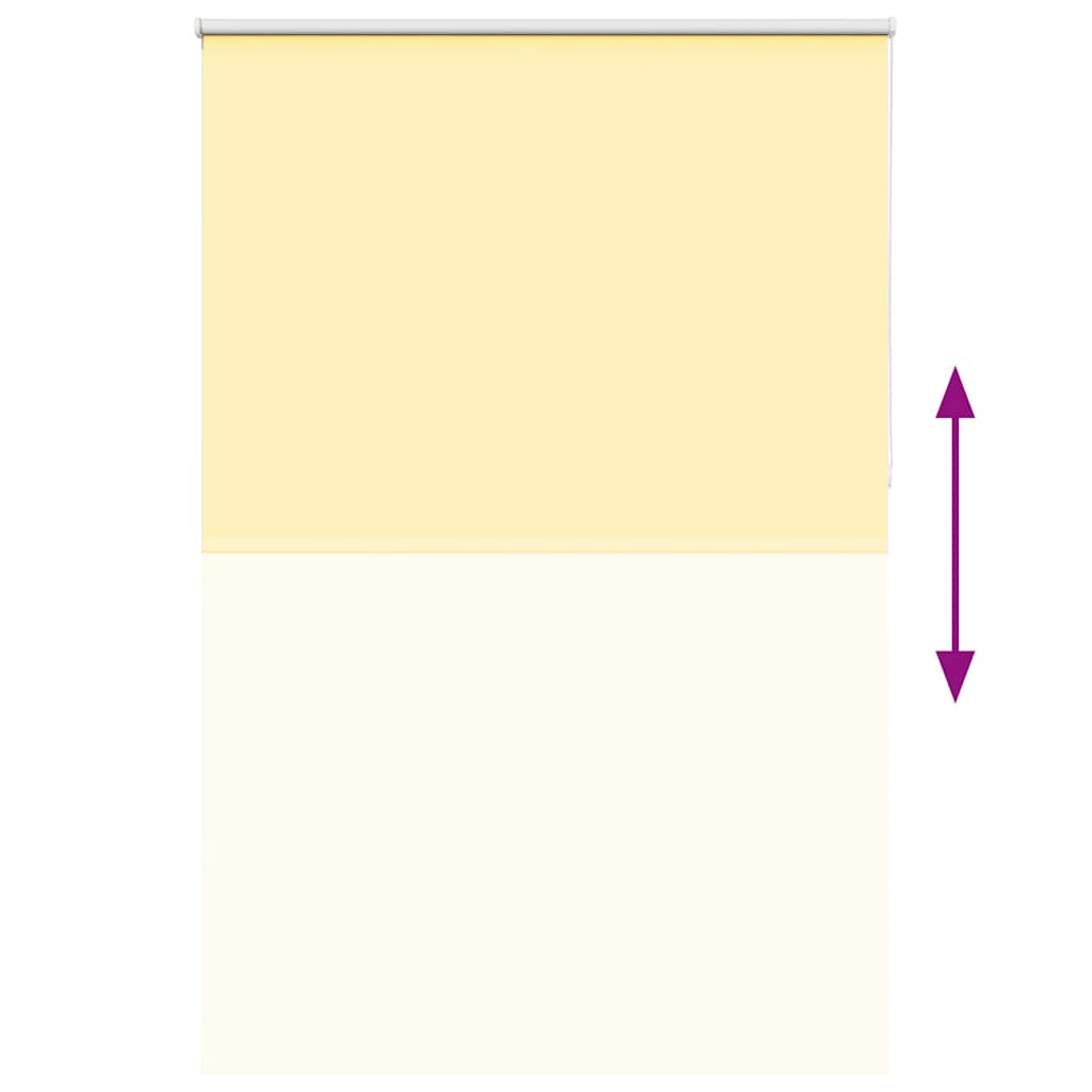Roller Blind Blackout Yellow 145x210 cm Fabric Width 141.6 cm Polyester