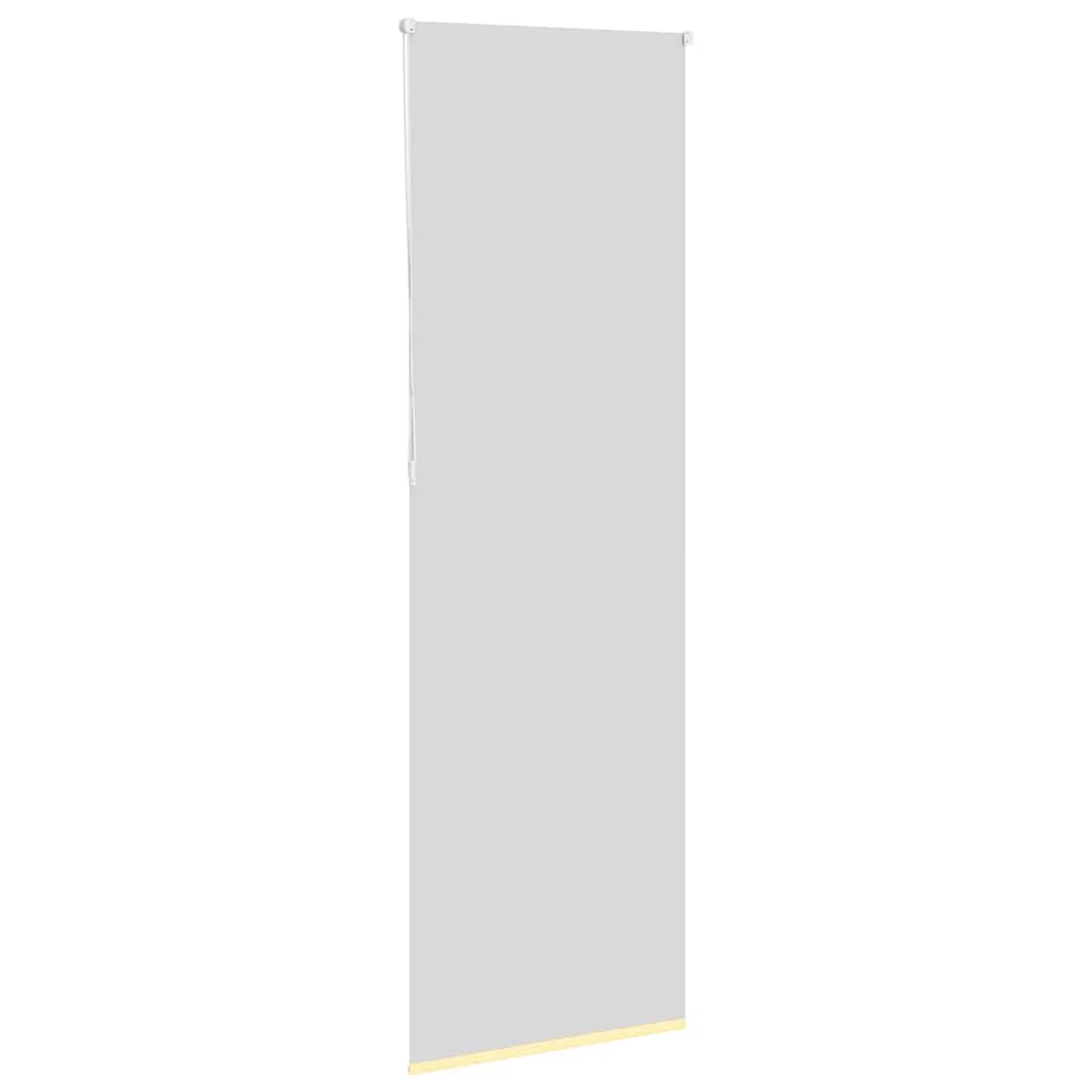 vidaXL Roller Blind Blackout Yellow 65x230 cm Fabric Width 60.7 cm Polyester