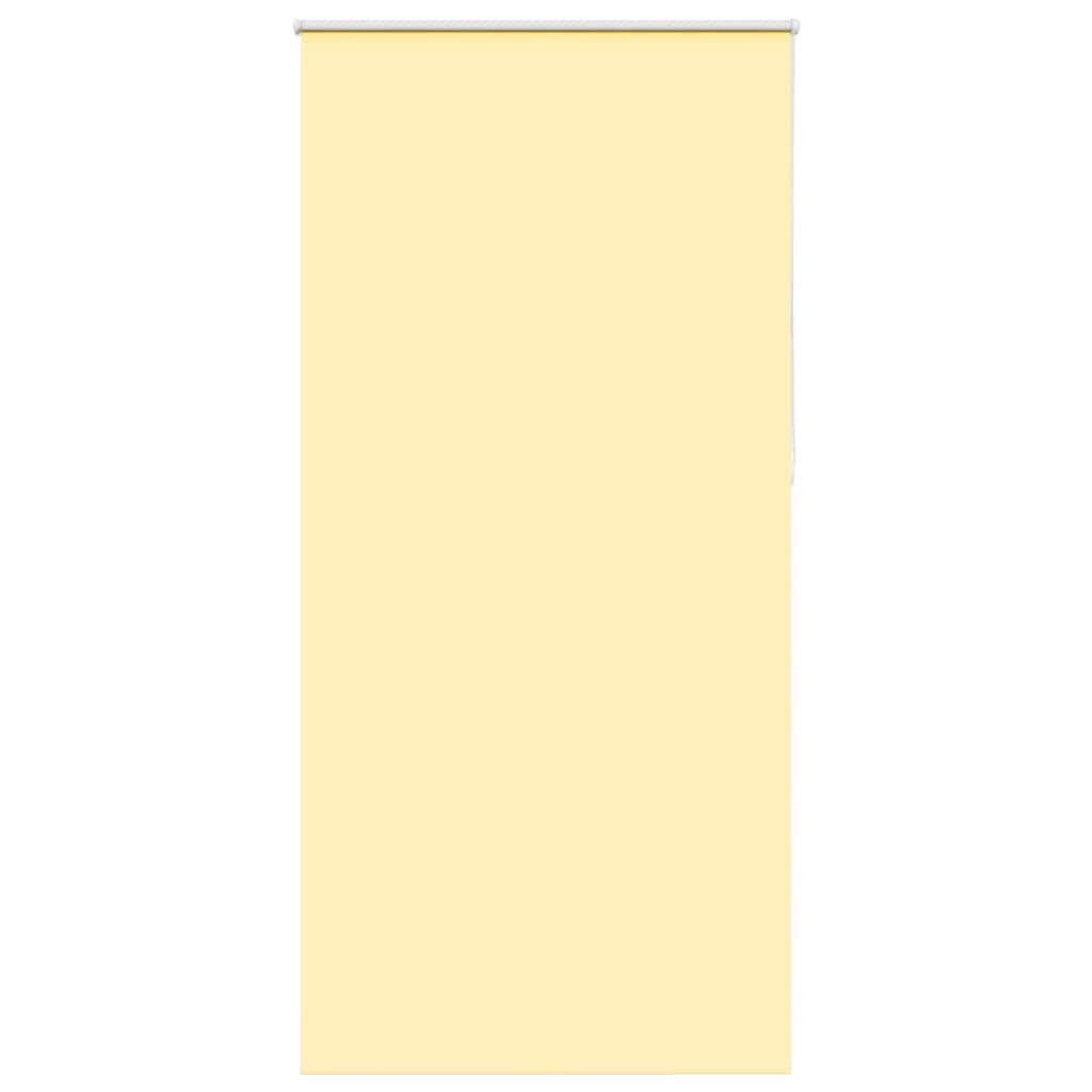 vidaXL Roller Blind Blackout Yellow 95x230 cm Fabric Width 90.7 cm Polyester