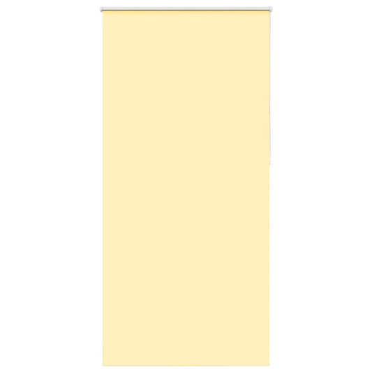 vidaXL Roller Blind Blackout Yellow 95x230 cm Fabric Width 90.7 cm Polyester