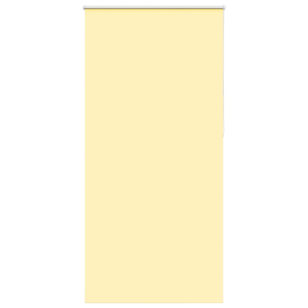 vidaXL Roller Blind Blackout Yellow 105x230 cm Fabric Width 100.7 cm Polyester