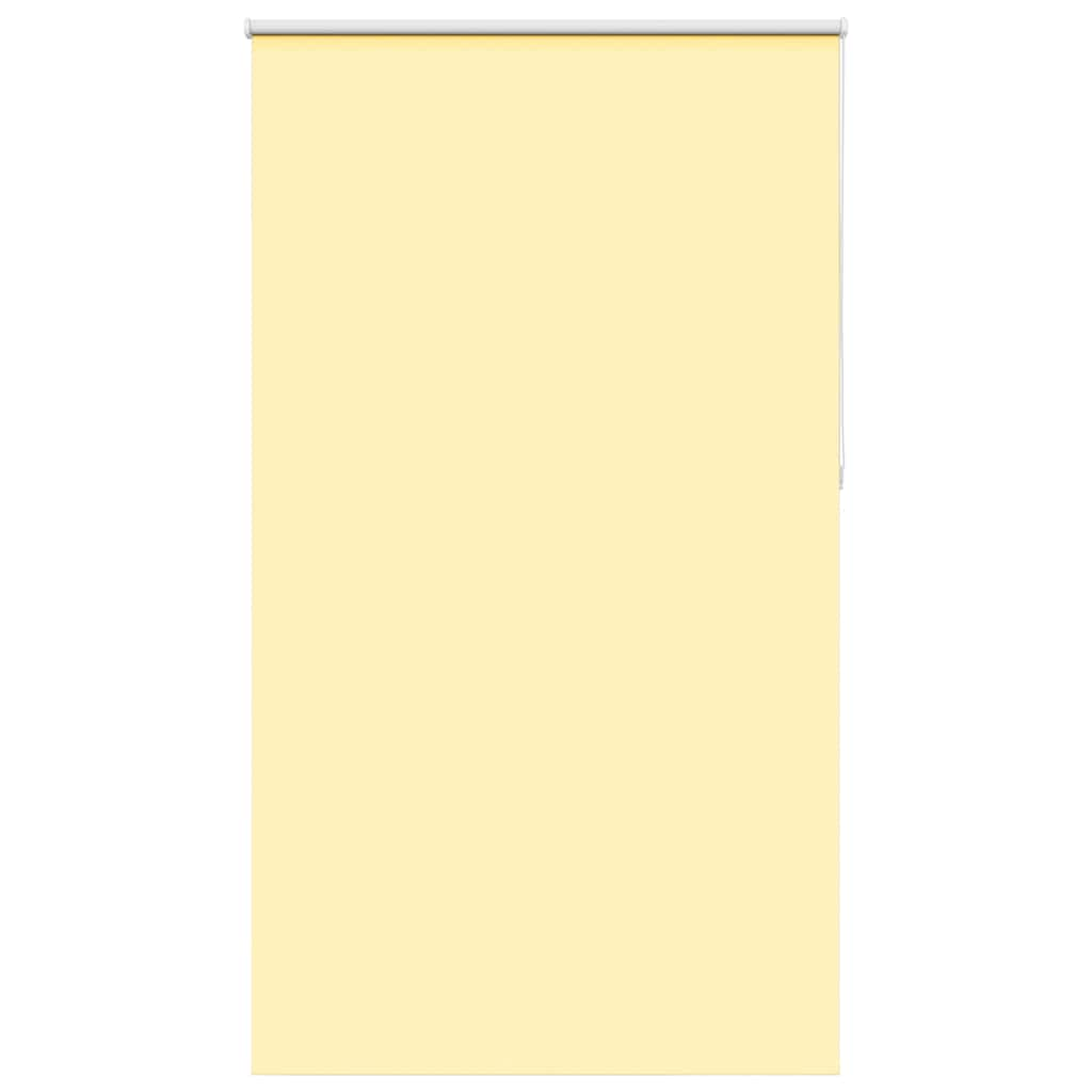 vidaXL Roller Blind Blackout Yellow 120x230 cm Fabric Width 116.6 cm Polyester