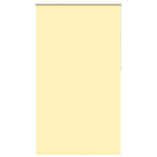 vidaXL Roller Blind Blackout Yellow 120x230 cm Fabric Width 116.6 cm Polyester