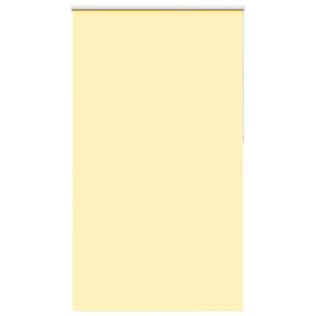 vidaXL Roller Blind Blackout Yellow 135x230 cm Fabric Width 131.6 cm Polyester