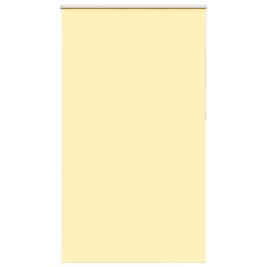 vidaXL Roller Blind Blackout Yellow 135x230 cm Fabric Width 131.6 cm Polyester