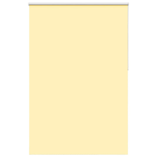 vidaXL Roller Blind Blackout Yellow 155x230 cm Fabric Width 151.6 cm Polyester