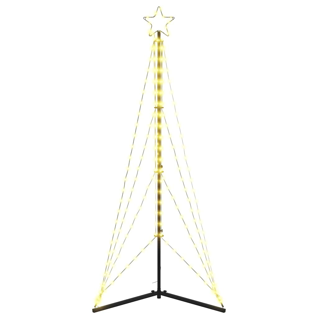 vidaXL LED Christmas Tree 363 LEDs Warm White 182 cm