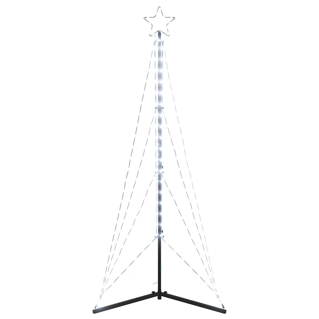 vidaXL LED Christmas Tree 363 LEDs Cold White 182 cm