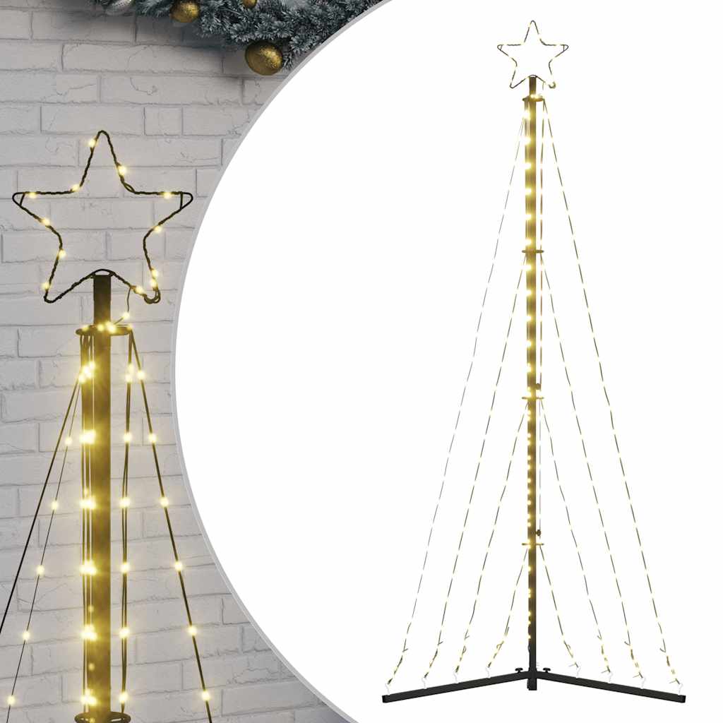 vidaXL LED Christmas Tree 339 LEDs Warm White 182 cm