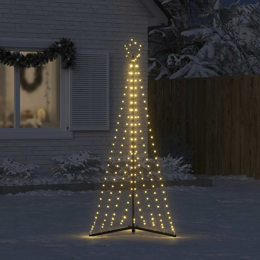 vidaXL LED Christmas Tree 339 LEDs Warm White 182 cm