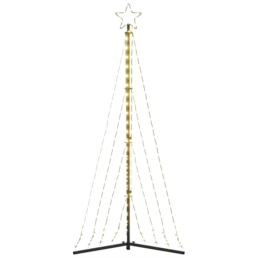 vidaXL LED Christmas Tree 339 LEDs Warm White 182 cm