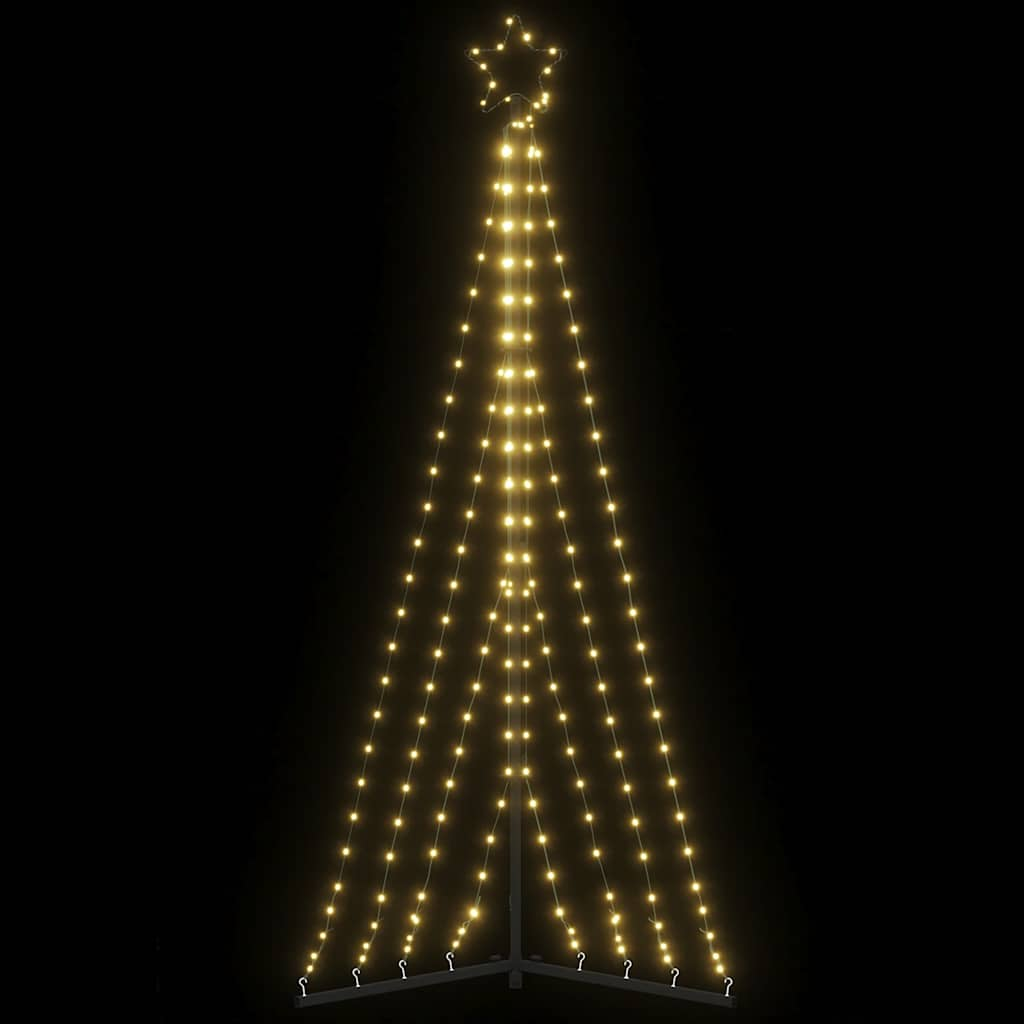 vidaXL LED Christmas Tree 339 LEDs Warm White 182 cm