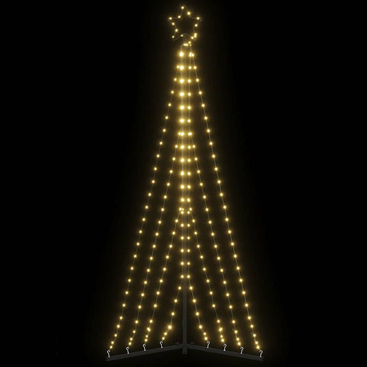 vidaXL LED Christmas Tree 339 LEDs Warm White 182 cm