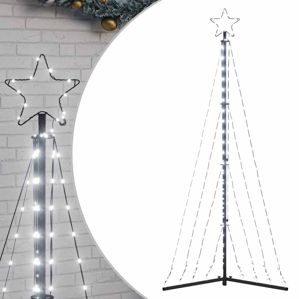 vidaXL Christmas Tree Light 339 LEDs Cold White 182 cm