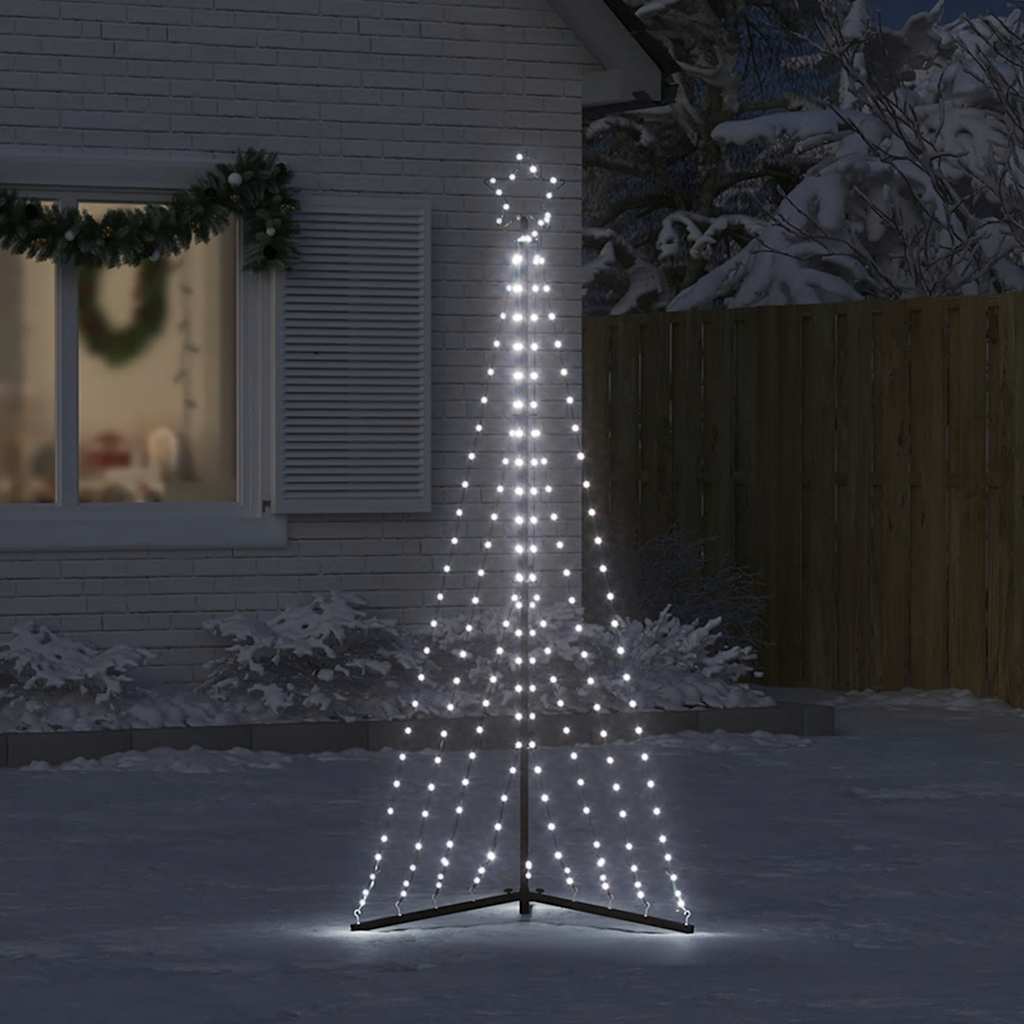 vidaXL Christmas Tree Light 339 LEDs Cold White 182 cm