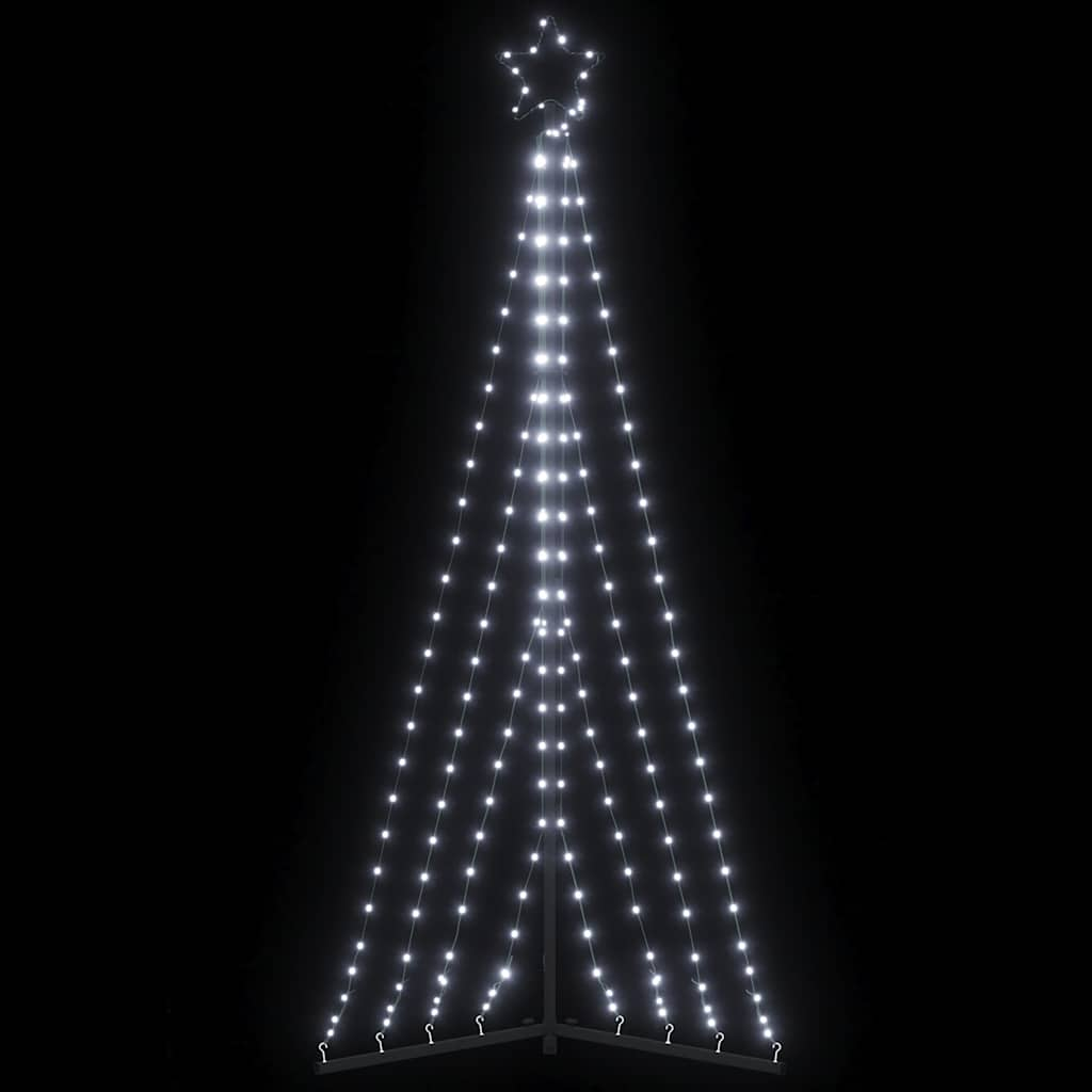 vidaXL Christmas Tree Light 339 LEDs Cold White 182 cm