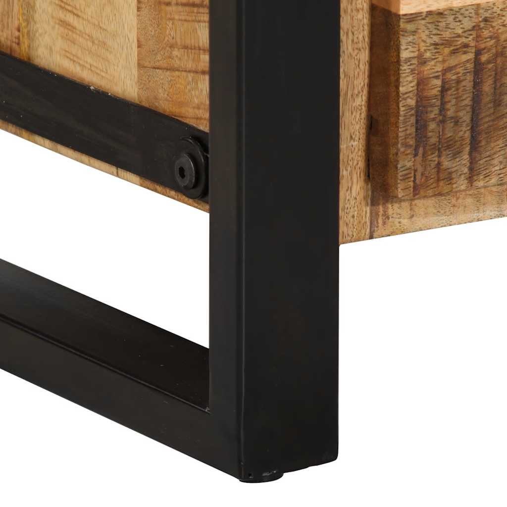 Drawer Cabinet 40x40x90 cm Solid Rough Wood Mango
