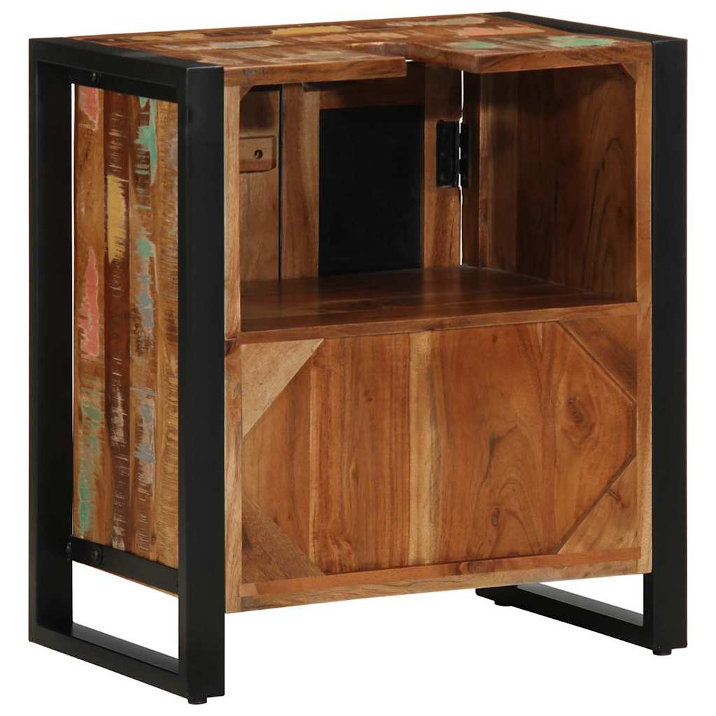 Bathroom Cabinet Brown 55 x 35 x 60 cm Solid Reclaim Wood