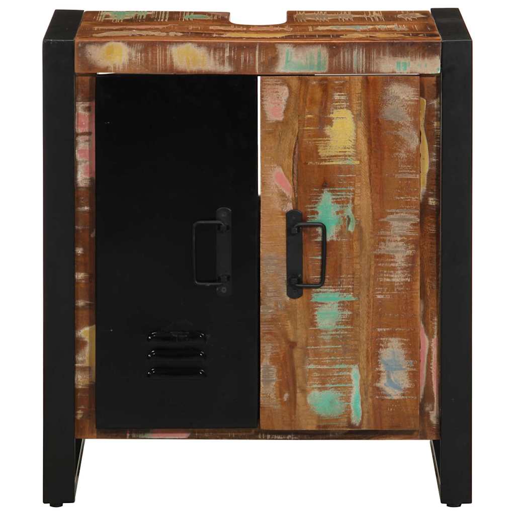 Bathroom Cabinet Brown 55 x 35 x 60 cm Solid Reclaim Wood