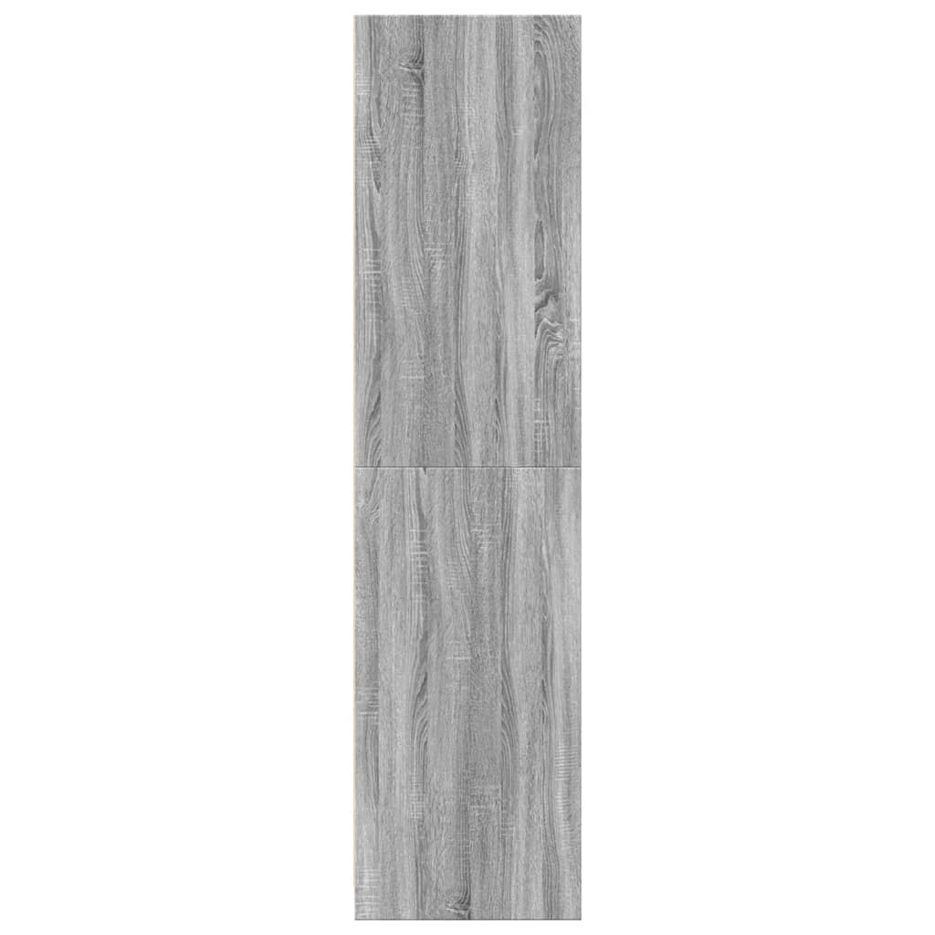 vidaXL Wardrobe Grey Sonoma 30x50x200 cm Engineered Wood