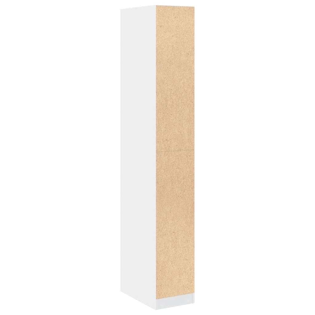 vidaXL Wardrobe White 30x50x200 cm Engineered Wood