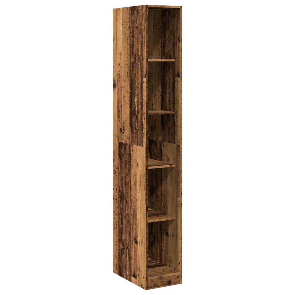 vidaXL Wardrobe Old Wood 30x50x200 cm Engineered Wood