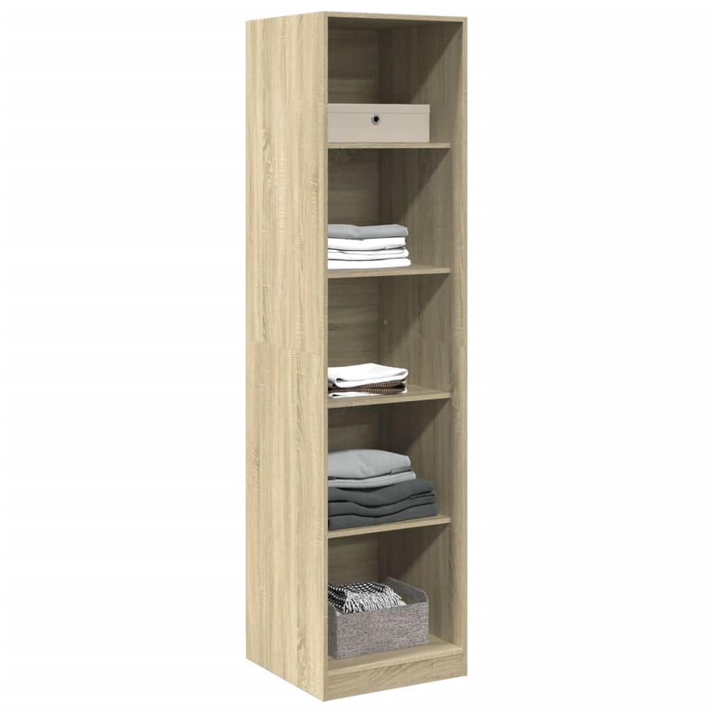 vidaXL Wardrobe Sonoma Oak 50x50x200 cm Engineered Wood