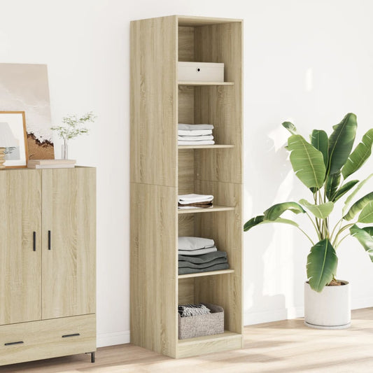 vidaXL Wardrobe Sonoma Oak 50x50x200 cm Engineered Wood