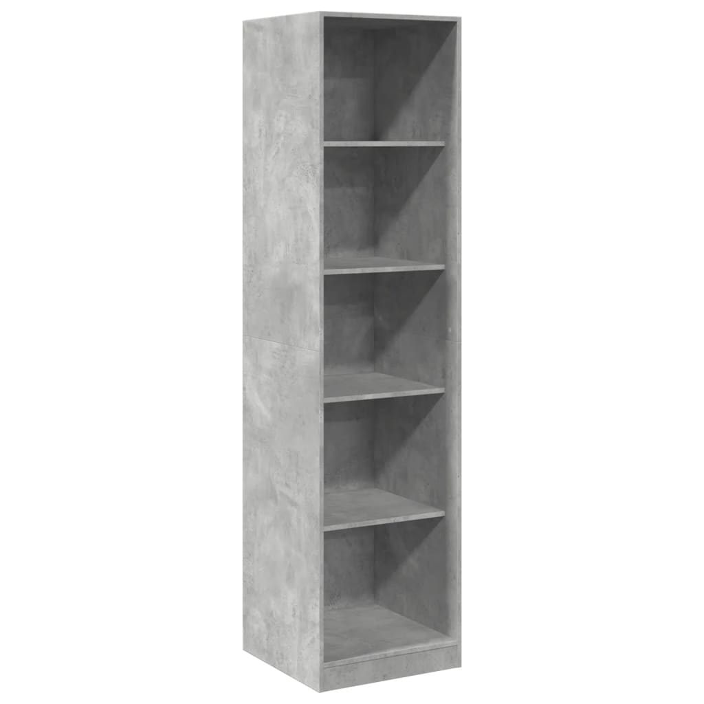 vidaXL Wardrobe Concrete Grey 50x50x200 cm Engineered Wood