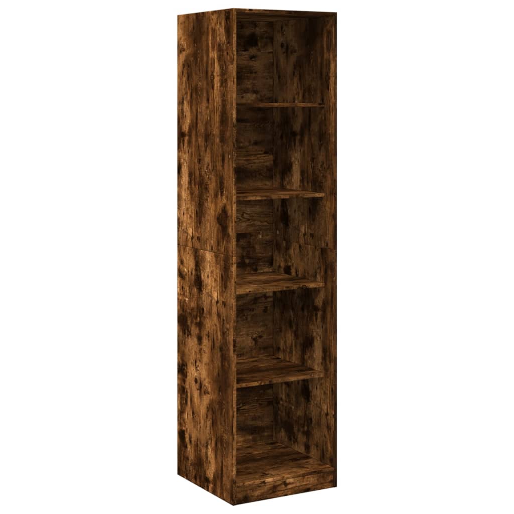 vidaXL Wardrobe Smoked Oak 50x50x200 cm Engineered Wood