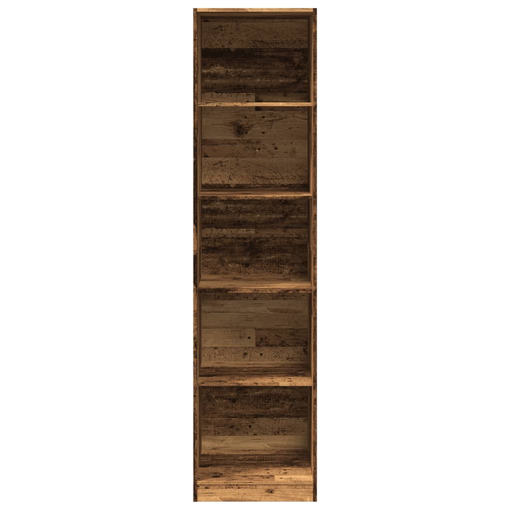 vidaXL Wardrobe Old Wood 50x50x200 cm Engineered Wood