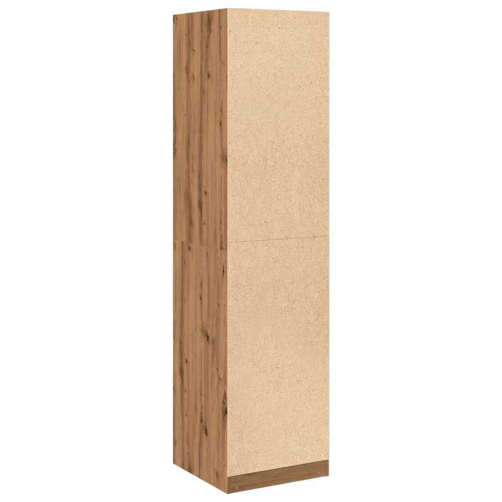 vidaXL Wardrobe Artisian Oak 50x50x200 cm Engineered Wood