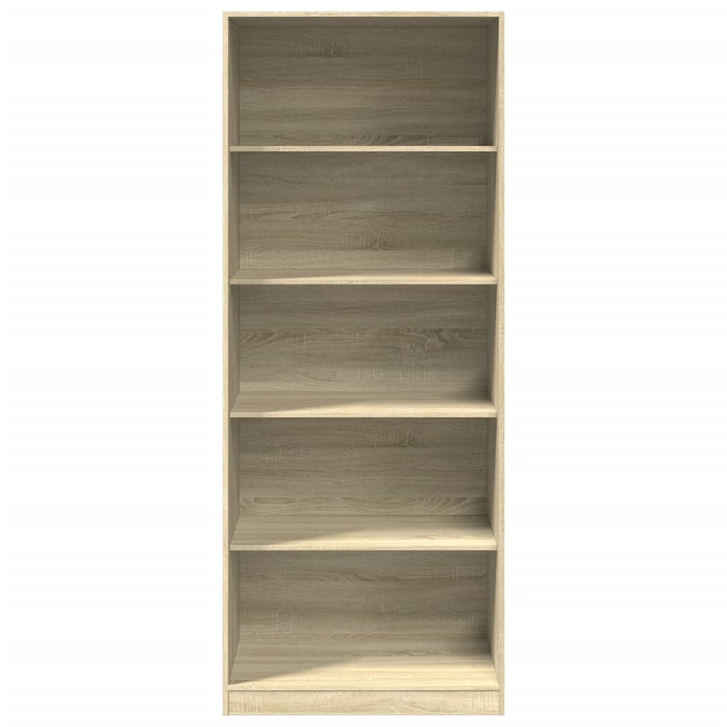 vidaXL Wardrobe Sonoma Oak 80x50x200 cm Engineered Wood