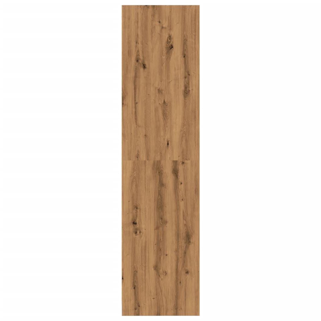 vidaXL Wardrobe Artisian Oak 80x50x200 cm Engineered Wood