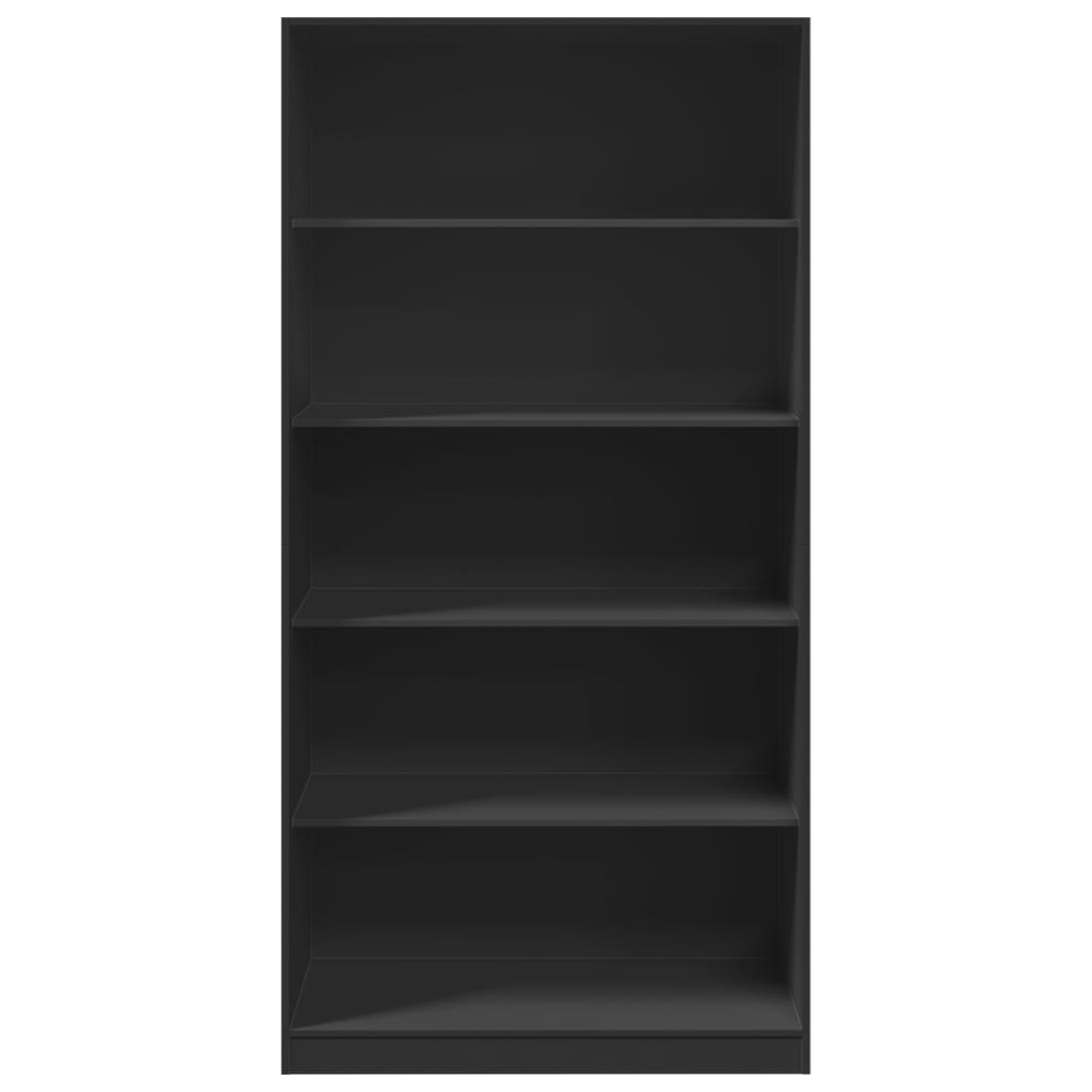 vidaXL Wardrobe Black 100x50x200 cm Engineered Wood