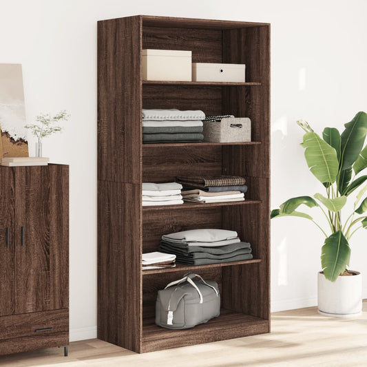 vidaXL Wardrobe Brown Oak 100x50x200 cm Engineered Wood