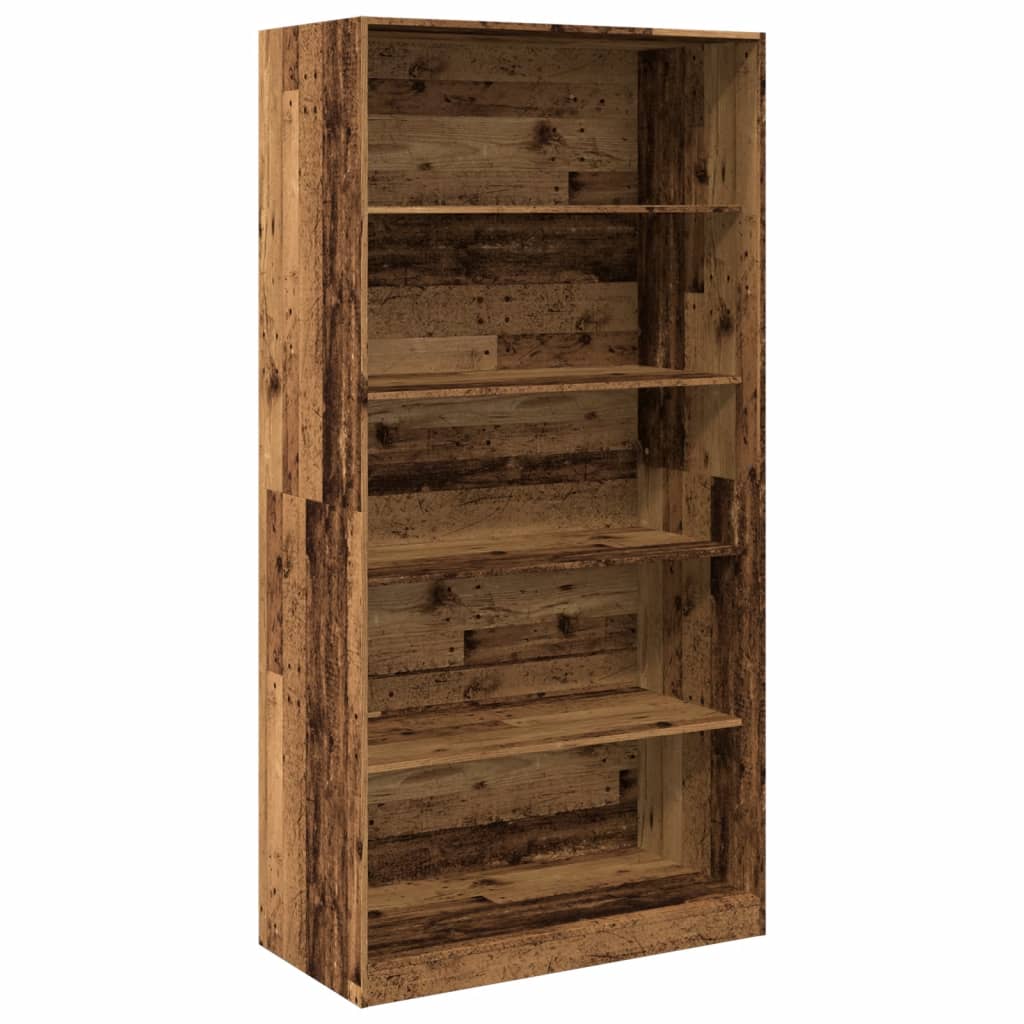 vidaXL Wardrobe Old Wood 100x50x200 cm Engineered Wood