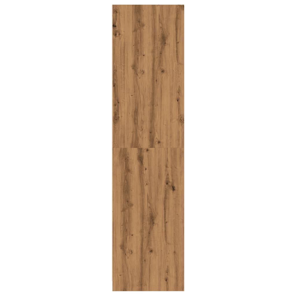 vidaXL Wardrobe Artisian Oak 100x50x200 cm Engineered Wood