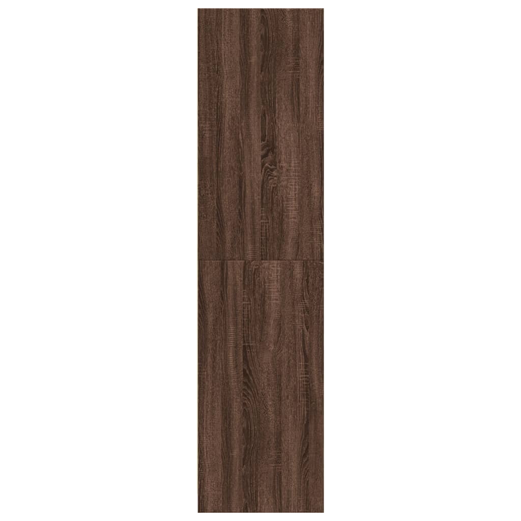 vidaXL Wardrobe Brown Oak 30x50x200 cm Engineered Wood