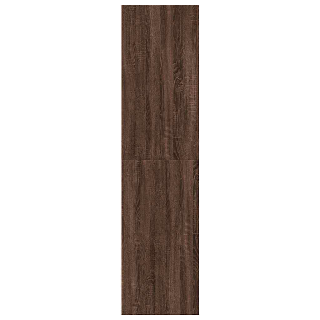 vidaXL Wardrobe Brown Oak 80x50x200 cm Engineered Wood