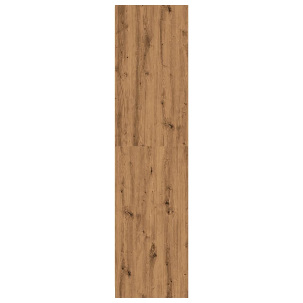 vidaXL Wardrobe Artisian Oak 80x50x200 cm Engineered Wood