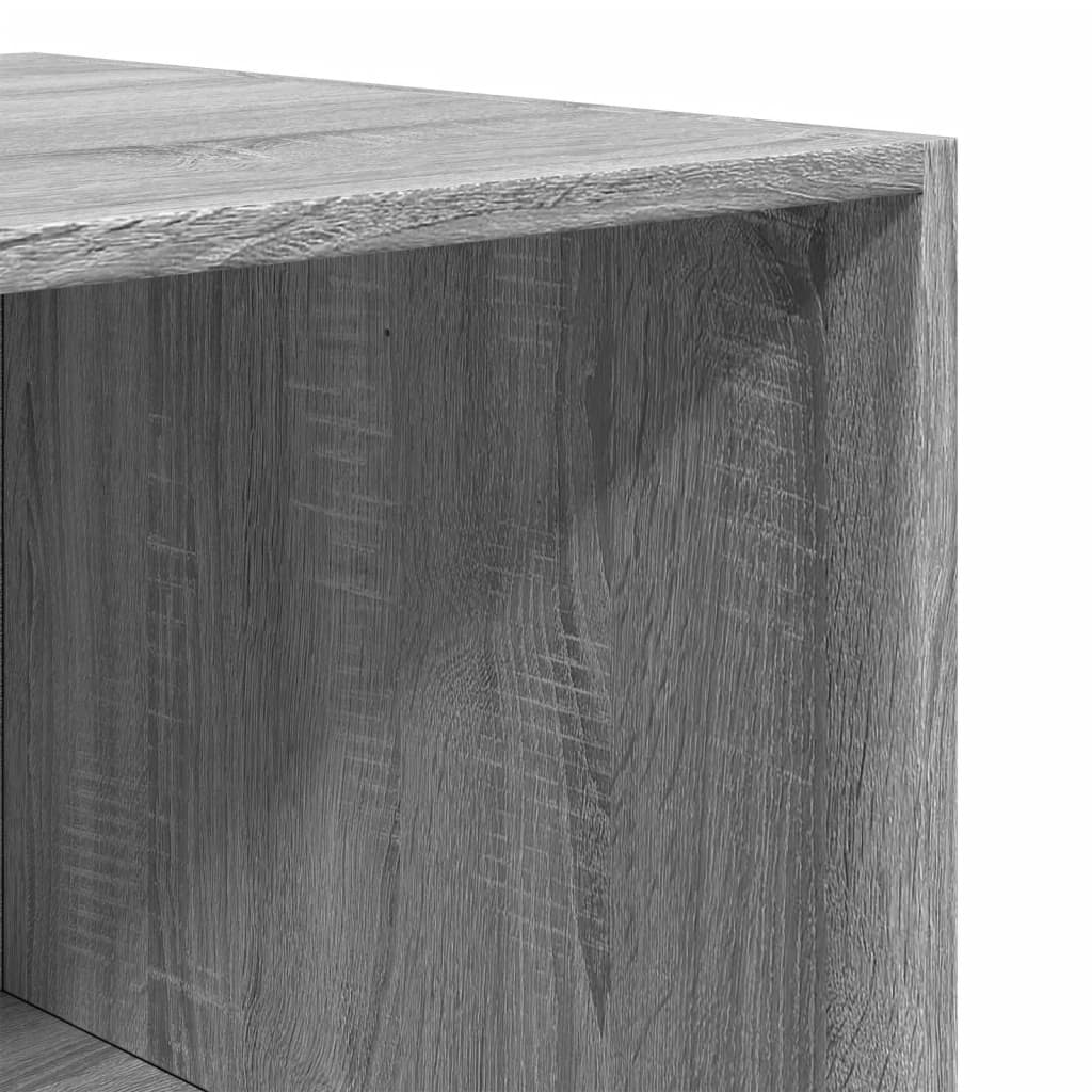 vidaXL Wardrobe Grey Sonoma 100x50x200 cm Engineered Wood