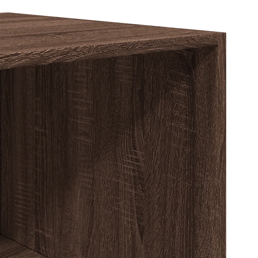 vidaXL Wardrobe Brown Oak 100x50x200 cm Engineered Wood