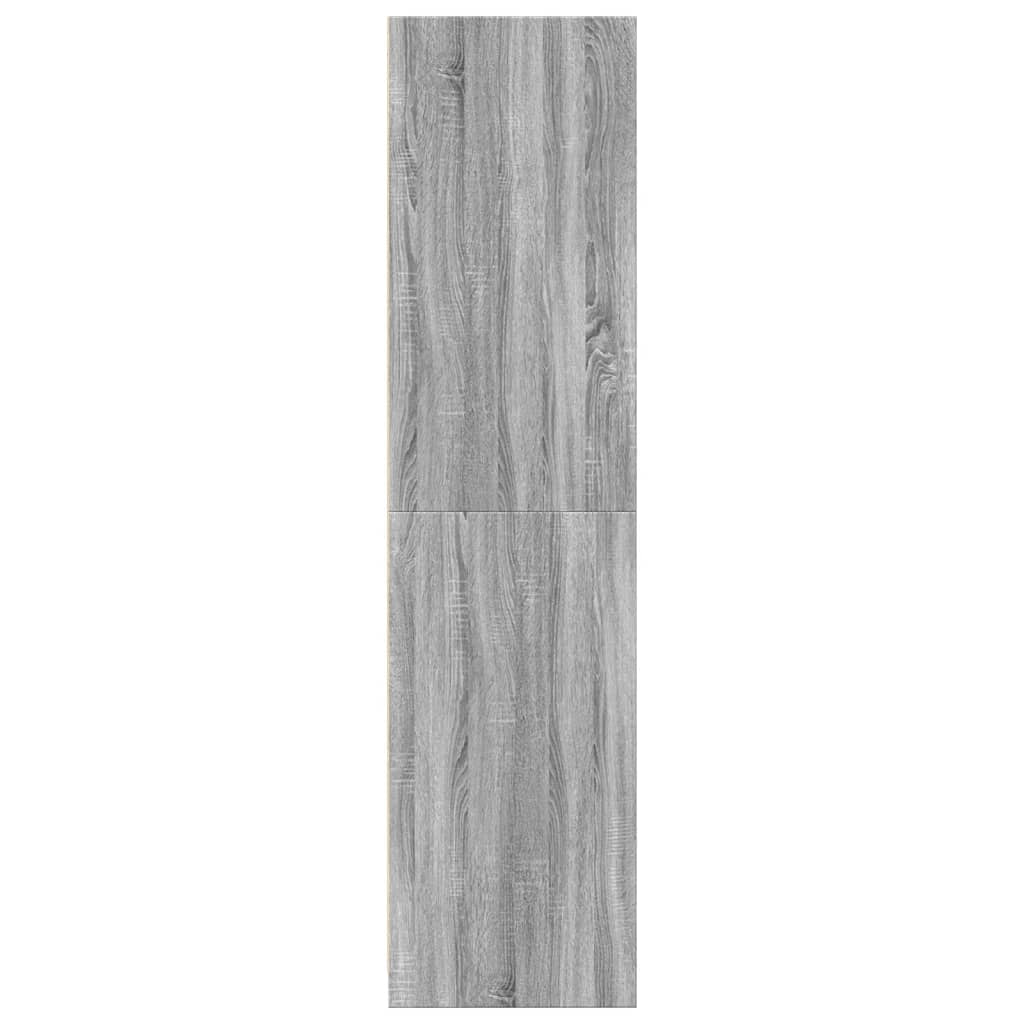 vidaXL Wardrobe Grey Sonoma 30x50x200 cm Engineered Wood