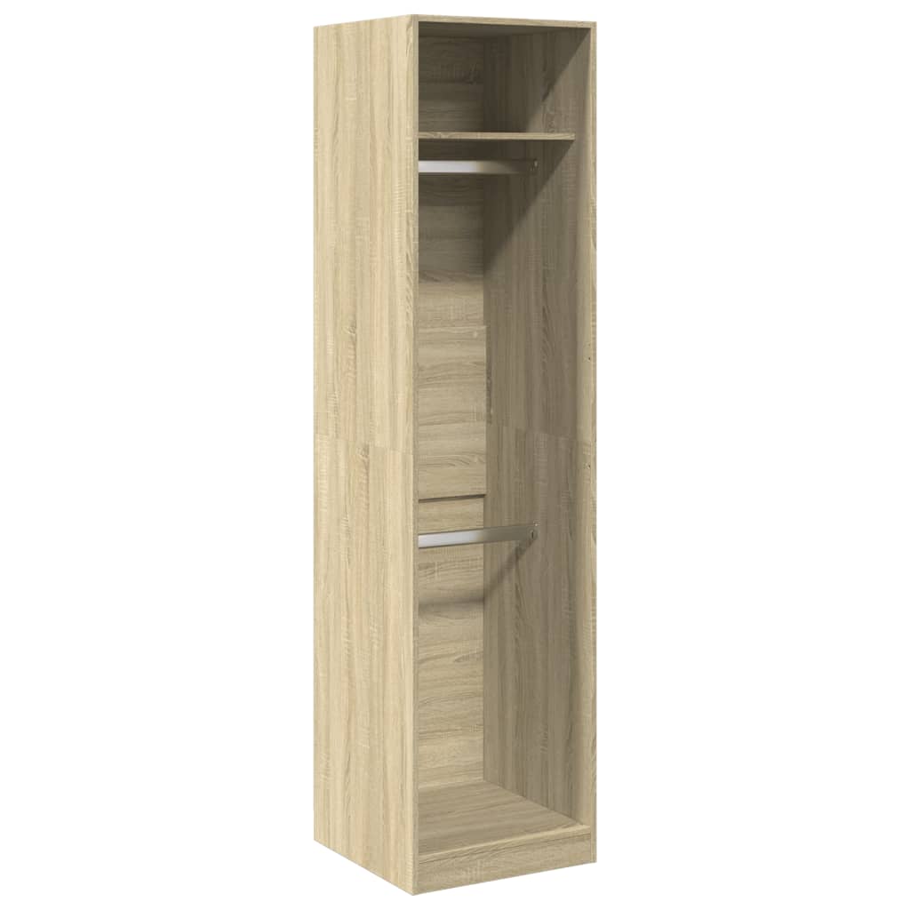 vidaXL Wardrobe Sonoma Oak 50x50x200 cm Engineered Wood