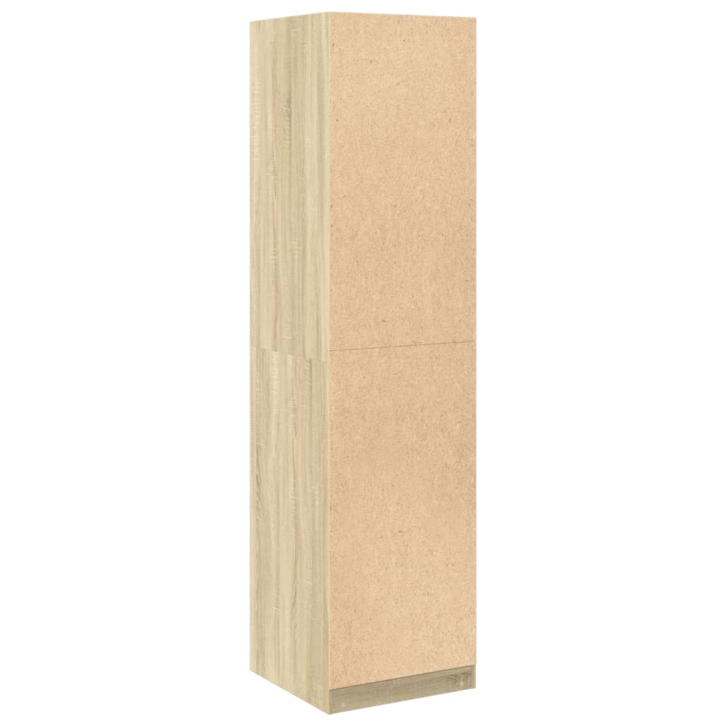 vidaXL Wardrobe Sonoma Oak 50x50x200 cm Engineered Wood